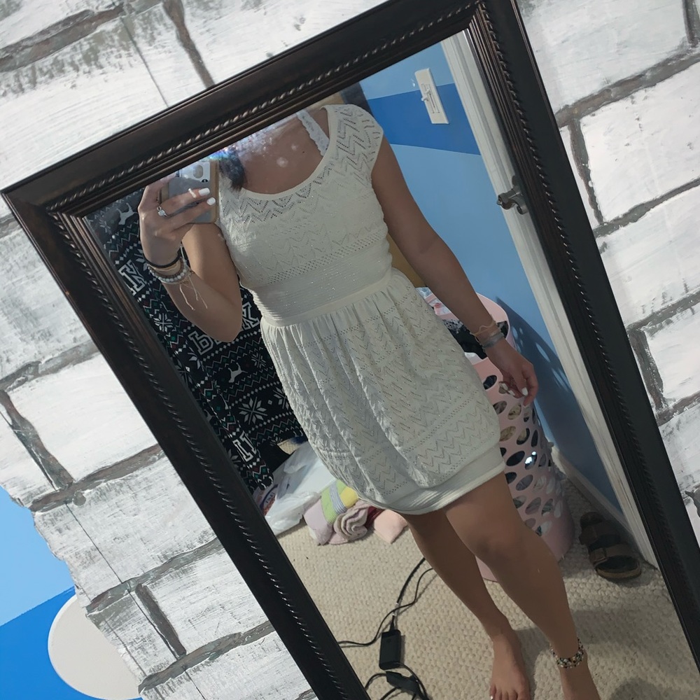 aeo laced sparkly dress